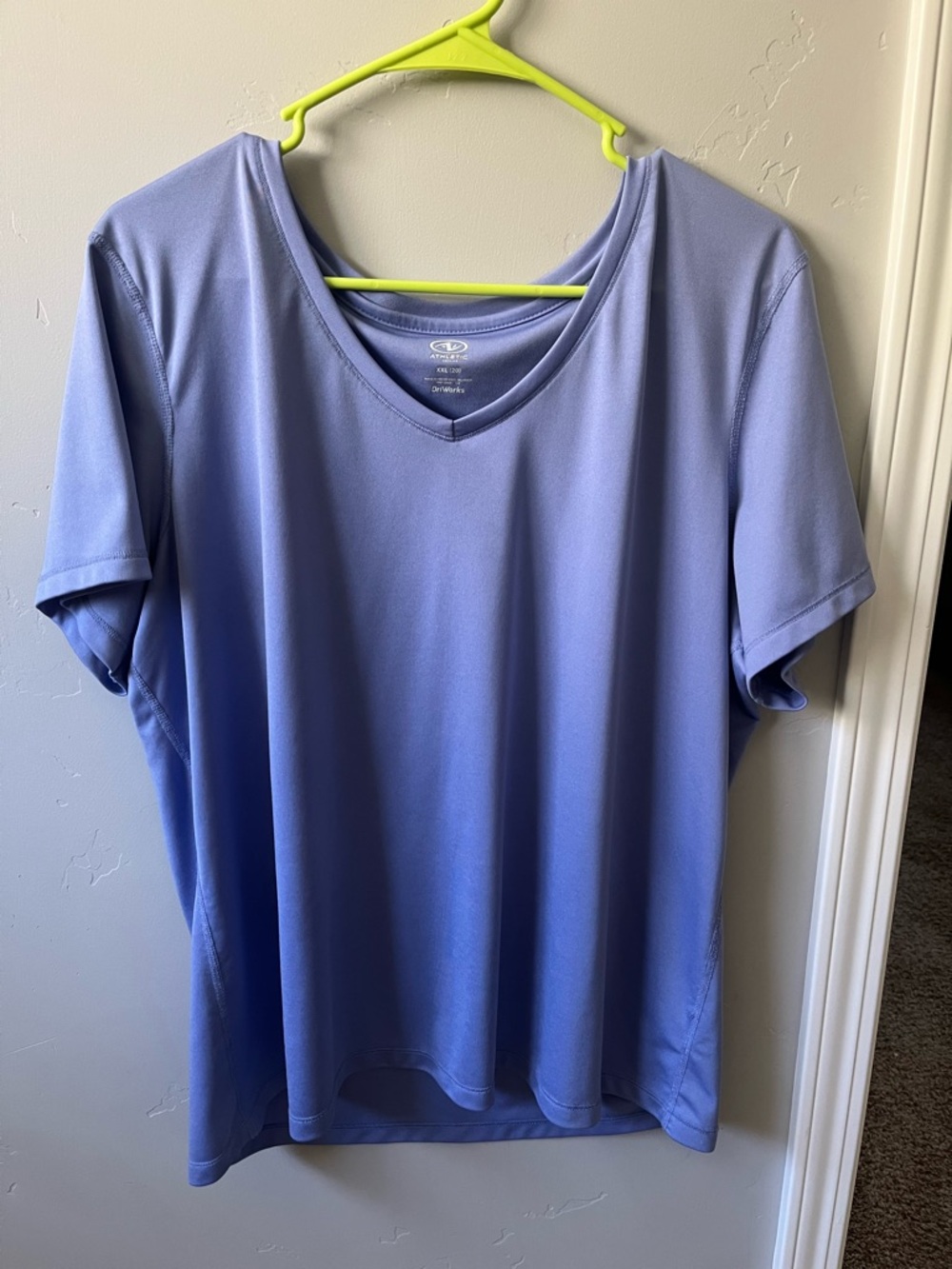 Athletic Dri-work Women's Purple Top XXL